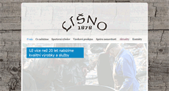 Desktop Screenshot of lisno.cz