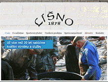 Tablet Screenshot of lisno.cz
